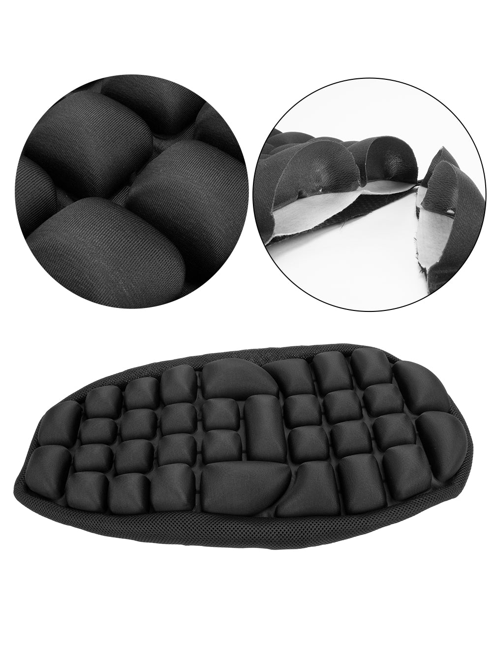 JFT Motorcycle Air Cushion Seat Pad, Pressure Relief Ride Motorcycle Air  Cushion